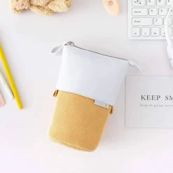 TASCA POP ASTUCCIO BORSELLINO PER PENNE CANCELLERIA IN PELLE VEGANA 20*12.5 CM