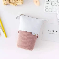 TASCA POP ASTUCCIO BORSELLINO PER PENNE CANCELLERIA IN PELLE VEGANA 20*12.5 CM