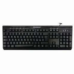 TASTIERA CON FILO USB 2.0 CONFORT IMPERMEABILE SILENZIOSO WINDOWS MACOS MAXTECH EK-402M