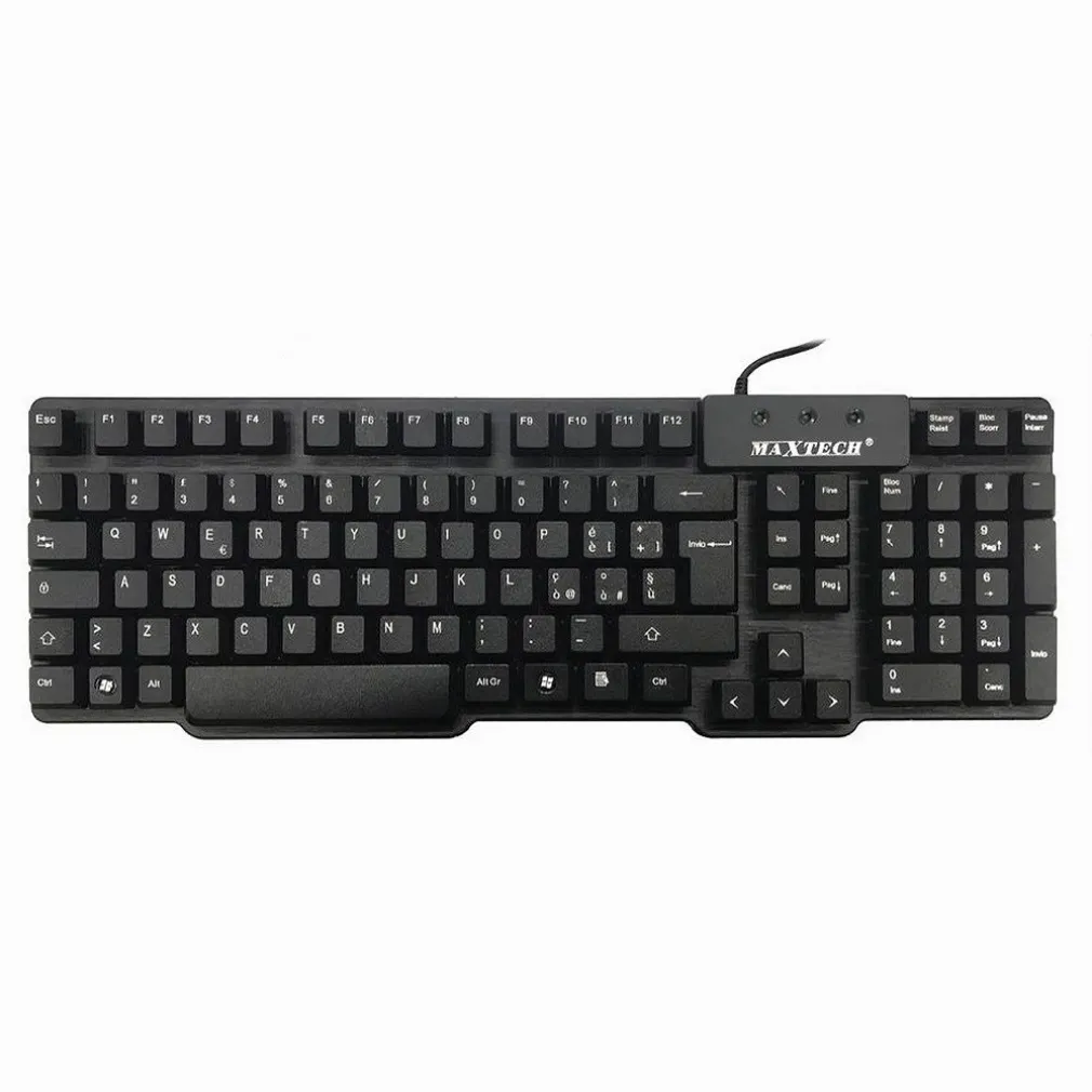 TASTIERA LASER IMPERMEABILE MULTIMEDIALE CON FILO PER WINDOWS MACOS MAXTECH EK-620M