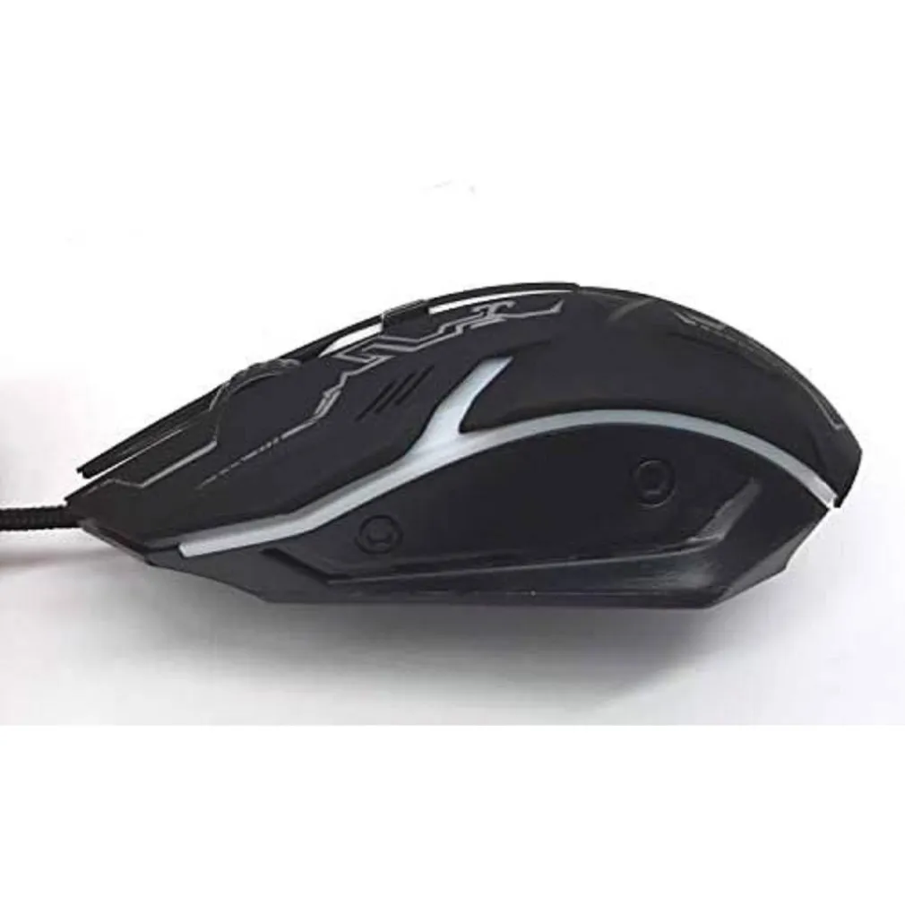 TASTIERA MOUSE RETROILLUMINATA GAMING CON CAVO USB LED RGB ERGONOMICA LED-MK1568