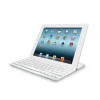 TASTIERA QWERTY BLUETOOTH PER TABLET SUPPORTO CASE COMPATIBILE BIANCA