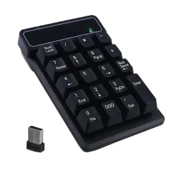 TASTIERINO NUMERICO WIRELESS 19 TASTI CON RICEVITORE BLUETOOTH USB PER COMPUTER