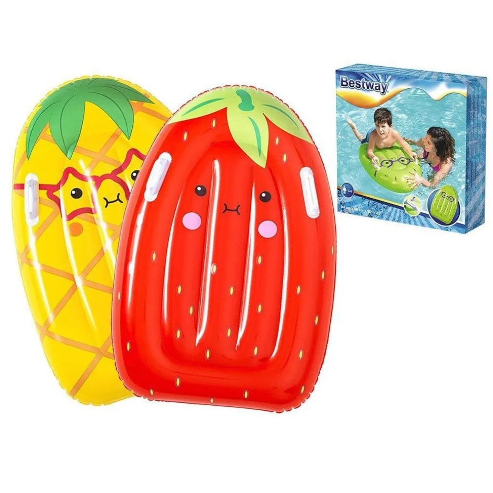 TAVOLA NUOTO SURF TUTTI FRUTTI 84X56CM 3 FRUTTI ASSORTITI FRAGOLA KIWI ANANAS 42049