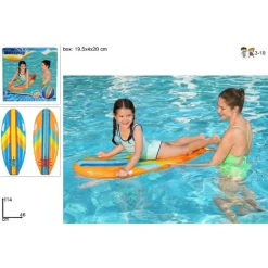 TAVOLA NUOTO 114X46CM CON MANIGLIE BAMBINI MARE PISCINA 2 COLORI ASSORTITI 42046