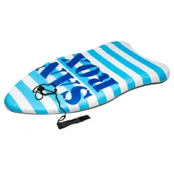 TAVOLETTA MARE EPS 84CM BODYBOARD SURF STRIPE RIGHE CON SCRITTA CON CORDA CAVIGLIA 3501025