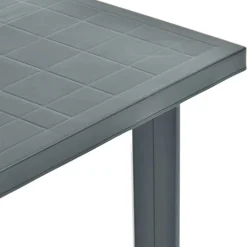 TAVOLO IN PLASTICA DA GIARDINO TAVOLA QUADRATA VERDE 80X75XH72CM RESISTENTE 020353