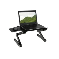 TAVOLO PIEGHEVOLE PORTATILE PER NOTEBOOK PANNELLO PORTA MOUSE DISSIPARTORE