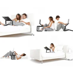 TAVOLO PIEGHEVOLE PORTATILE PER NOTEBOOK PANNELLO PORTA MOUSE DISSIPARTORE