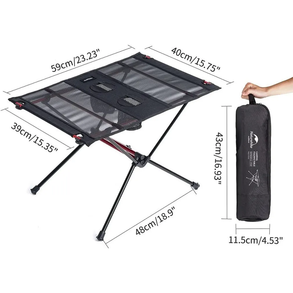 TAVOLO PIEGHEVOLE ULTRALEGGERO TAVOLO DA PICNIC PORTATILE DA CAMPEGGIO ALL'APERTO