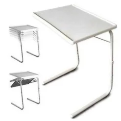 TAVOLO TAVOLINO MULTIUSO REGOLABILE PIEGHEVOLE SALVASPAZIO PER DIVANO E LETTO