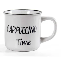 TAZZA CAFFE' COLAZIONE CUCINA DECORATA 3 DECORI ASSORTITI 480ML 9,9X7,5CM 783999