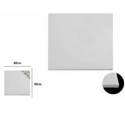 TELA TELAIO PER PITTURA BIANCO 40X40X1.6 CM QUADRATO UNIVERSALE ARTISTI 53992A