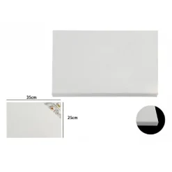 TELA TELAIO PER PITTURA BIANCO 35X25X1.5CM RETTANGOLARE 53415A UNIVERSALE ARTISTI