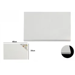 TELA TELAIO PITTURA BIANCO 60X50X1.6 CM RETTANGOLARE UNIVERSALE ARTISTI 53993A