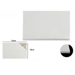 TELA TELAIO PITTURA BIANCO 24X18X1.5CM RETTANGOLARE UNIVERSALE ARTISTI 53412A