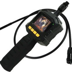 TELECAMERA CON MONITOR ENDOSCOPICA 4 LED LUCE CAVO SONDA FLESSIBILE ISPEZIONE