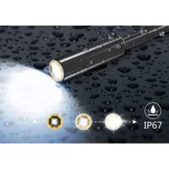 TELECAMERA CON MONITOR ENDOSCOPICA 3MT 8MM FLESSIBILE LCD 2.4