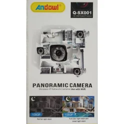 TELECAMERA DI RETE IP WIRELESS PANORAMICA DA ESTERNO COMPATIBILE CON NVR Q-SX001