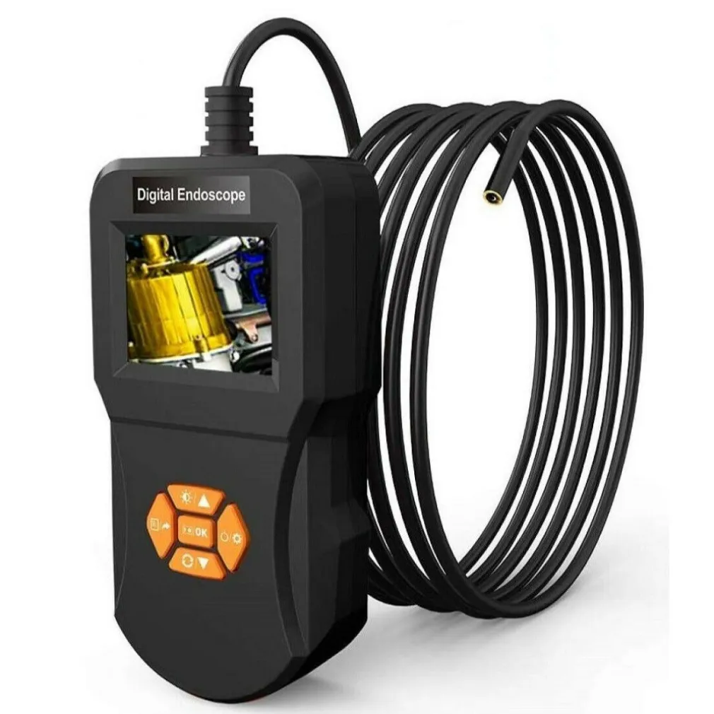 TELECAMERA ENDOSCOPICA CON MONITOR LCD 6 LED SONDA 5 MT FOTO VIDEO SD 90358