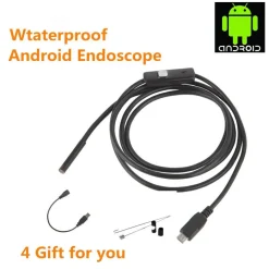TELECAMERA ENDOSCOPICA ISPEZIONE MICRO USB PER ANDROID CON FUNZIONE OTG 1.5MT