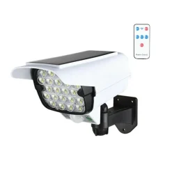 TELECAMERA FINTA PANNELLO SOLARE CON SENSORE DI MOVIMENTO 66 LED FARETTO TA113