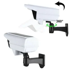 TELECAMERA FINTA PANNELLO SOLARE CON SENSORE DI MOVIMENTO 66 LED FARETTO TA113