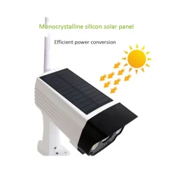 TELECAMERA FINTA PANNELLO SOLARE CON SENSORE DI MOVIMENTO 20 LED FARETTO LUCE