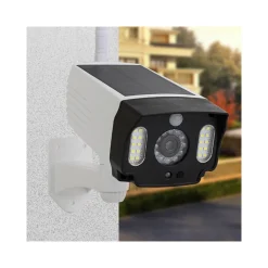 TELECAMERA FINTA PANNELLO SOLARE CON SENSORE DI MOVIMENTO 20 LED FARETTO LUCE