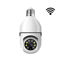 TELECAMERA IP CAM LAMPADINA DA INTERNO 360° WIFI E27 VIDEOSORVEGLIANZA JT8177