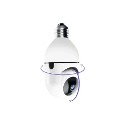 TELECAMERA IP CAM LAMPADINA DA INTERNO 360° WIFI E27 VIDEOSORVEGLIANZA JT8177