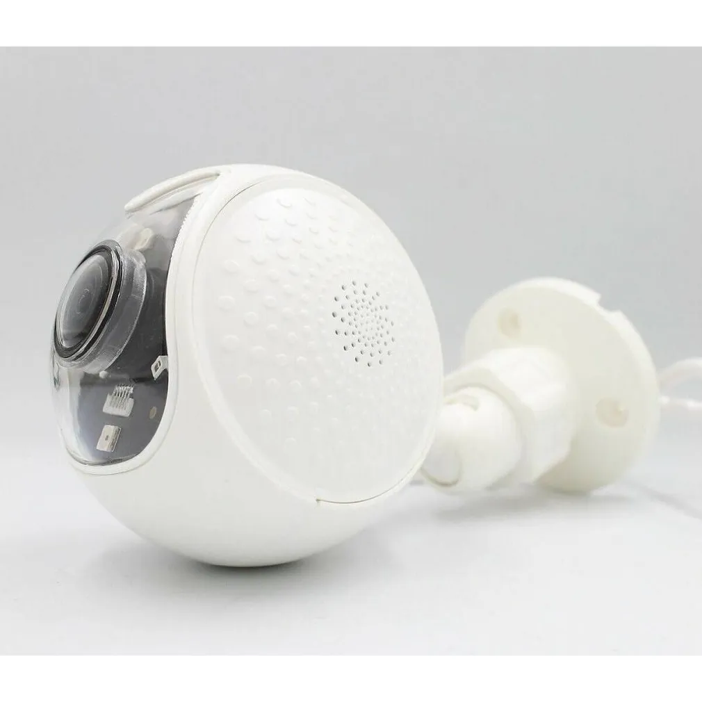 TELECAMERA IP CAMERA P2P WIFI FULL HD SD LAN CON SIRENA ALLARME SICUREZZA 19Q