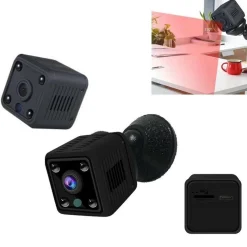 TELECAMERA NASCOSTA MICROCAMERA DETECTION SPY WIFI IP HD 960P SD 4 LED