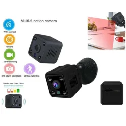 TELECAMERA NASCOSTA MICROCAMERA DETECTION SPY WIFI IP HD 960P SD 4 LED
