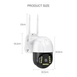 TELECAMERA PTZ PANORAMICA SMART IP 1080P Q-S902 WIFI 2K HD SORVEGLIANZA SICUREZZA
