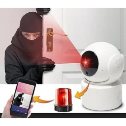 TELECAMERA SICUREZZA INTELLIGENTE 5.0MP Q-S5 IP CAMERA SMART MULTIFUNZIONE WIFI