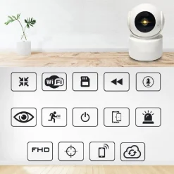 TELECAMERA SICUREZZA INTELLIGENTE 5.0MP Q-S5 IP CAMERA SMART MULTIFUNZIONE WIFI