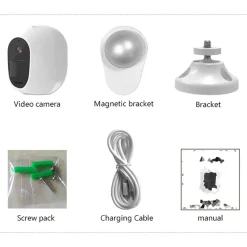 TELECAMERA SORVEGLIANZA IP WIFI IMPERMEABILE VISIONE NOTTURNA HD ESTERNI Q-S703