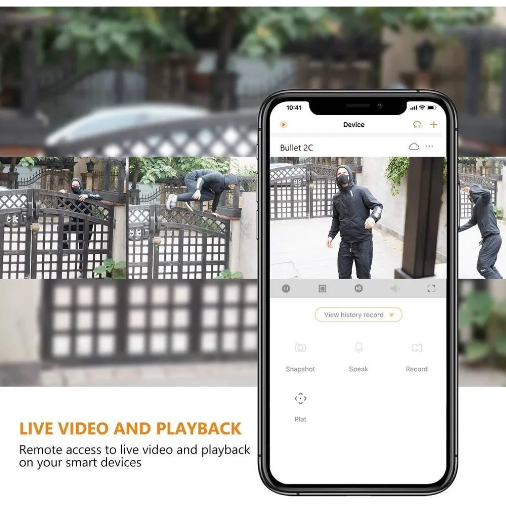 TELECAMERA WIFI ESTERNA 1080P IP67 VISIONE NOTTURNA 30MT COMPATIBILE CON ALEXA