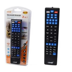 TELECOMANDO UNIVERSALE 3 IN 1 URC-8907 TV LCD LED DVD SAT DVD+VCR AUDIO +AMP+AUX