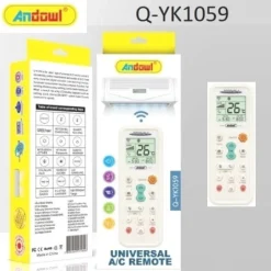 TELECOMANDO UNIVERSALE A/C PER ARIA CONDIZIONATA CLIMATIZZATORE Q-YK1059 RICAMBIO
