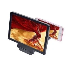 TELEFONO Cellulare Schermo 3D AMPLIFICATORE LENTE D'INGRANDIMENTO SUPPORTO