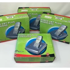 TELEFONO CORDLESS TELECOM SIRIO 187 PLUS VIVAVOCE RUBRICA TASTIERA ILLUMINATA