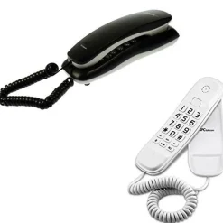 TELEFONO FISSO DA MURO O TAVOLO SCRIVANIA CON TASTI GRANDI RETRO ILLUMINATI LUCE