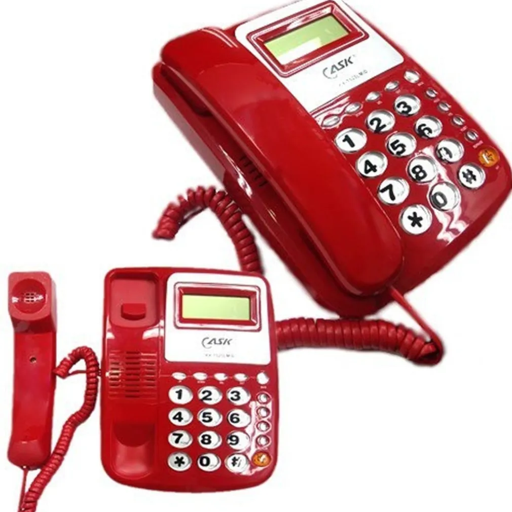 TELEFONO FISSO DA TAVOLO CON TASTI GRANDI RETRO ILLUMINATI LUCE FUNZIONE MUTO