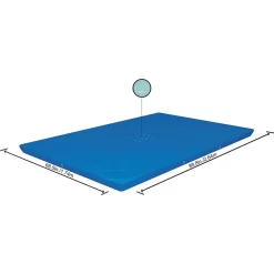 TELO COPERTURA PER PISCINA STEEL PRO 259X170X61CM FUORI TERRA RETTANGOLARE 58105