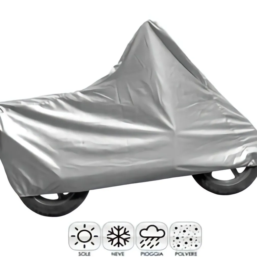 TELO COPRIMOTO SCOOTER GRIGIO 205X105X125 XL COVER COPRI MOTO ANTI PIOGGIA NEVE