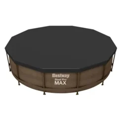 TELO COPRIPISCINA TELONE COPERTURA PISCINA CON STRUTTURA 366CM CON FORI DRENAGGIO 58037