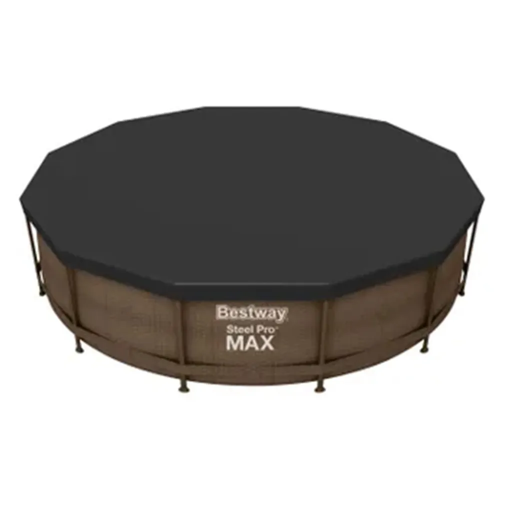 TELO COPRIPISCINA TELONE COPERTURA PISCINA CON STRUTTURA 366CM CON FORI DRENAGGIO 58037