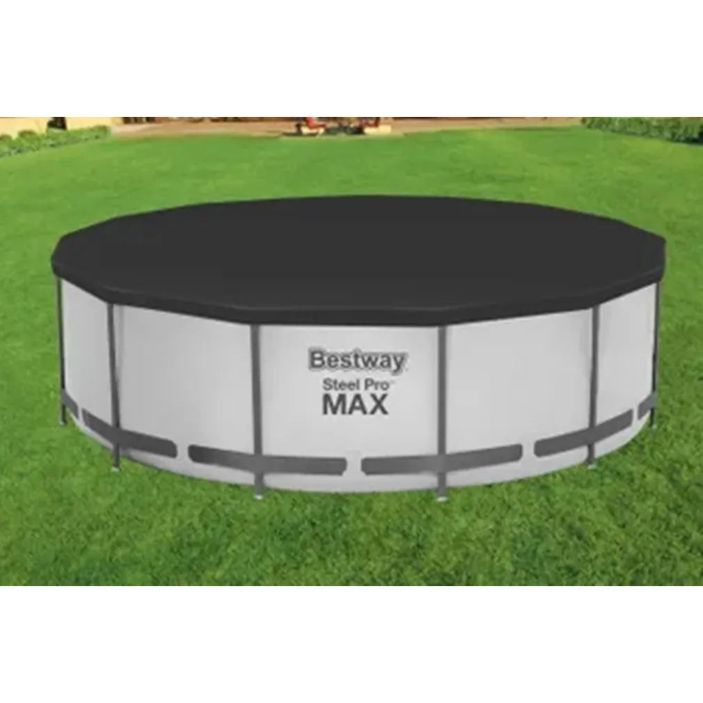 TELO COPRIPISCINA TELONE COPERTURA PISCINA CON STRUTTURA 366CM CON FORI DRENAGGIO 58037